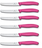 Victorinox Set coltelli da tavola Tondo Set Regalo di Swiss Classic Pink, 6.7336.l115g