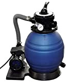 vidaXL Pompa Filtrante 400W 11000L/h Acqua da Fontane Piscine Filtro a Sabbia