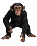 Vivid Arts Scimpanzé in Piedi Ornamento Resina