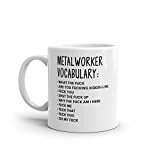 Vocabulary At Work Mug-Rude Metalworker Mug-Funny Metalworker Mugs-Metalworker Mug-Colleague Mug,Metalworker Gift,Surprise Gift,Mug