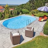 well2wellness® Sunny Pool Ovale Set – Piscina Relax Piscina Ovale 630 x 360 x 150 cm, Piscina a parete in ...