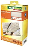 Windhager Tenda Vela Parasole per tendicorda, Protezione Solare, pergola o Giardino d'inverno, 420 x 140 cm, Bianco, 10872