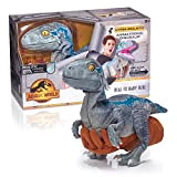 WOW! STUFF- Baby Blue Animatronic Dinosauro iperrealistico | Movimenti realistici e Suoni di Film Reali | Regali Ufficiali di Jurassic ...