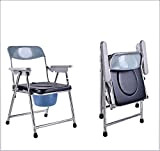 WZB - Sedia a braccioli per sedie a rotelle Mobility Multifunzione Sedia Pieghevole per comodini a Letto Comodi braccioli per ...