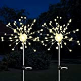 XVZ Lampada solare da giardino con 150 LED, impermeabile, 2 modalità di illuminazione, fai da te, esterni, paesaggio, luce per ...