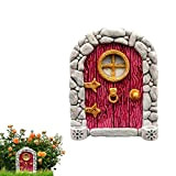 Yuxinkang Porta degli Elfi delle Fate in Miniatura - Accessori da Giardino delle Fate - Porta delle Fate All'aperto per ...