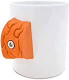 YY Vertical Climbing Mug Bianco, sistema di idratazione, taglia unica, colore arancione
