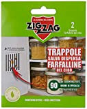 Zig Zag, Il Salvadispensa, Trappola adesiva preincollata con feromoni per attrarre le farfalline del Cibo, senza insetticida, confezione da 2 ...
