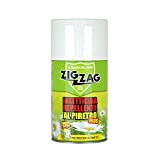 ZIG ZAG Insetticida Repellente al Piretro Naturale, Ricarica per Erogatore Automatico Ebano con Timer, 6.5 x 6.5 x 6.5 cm