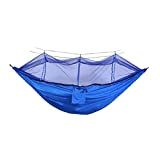 ZIYUMI Outdoor Hammock Camping Hammock Folding Hanging Swing Outdoor Travel Hammock Bed with Mosquito Bug Netting Tent 1pc