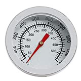 ZYNCUE Termometro della griglia del BBQ del termometro dell'acciaio inossidabile 50~500℃, calibro della temperatura del forno della carne della griglia ...