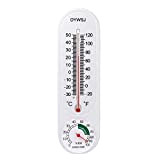 ZYNCUE Termometro preciso da 23 cm, per uso come termometro a temperatura ambiente in casa, ufficio, giardino o serra, facilmente ...