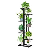 ZZBIQS Scaffale per fiori a 7 livelli, in metallo, con più supporti per vasi, organizer per piante per angolo interno ...